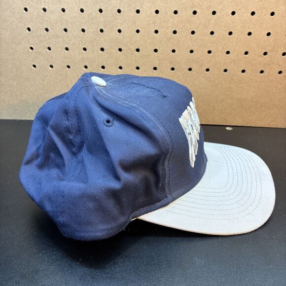 Vintage 90s Georgetown Hoyas Snapback Hat Cap NCAA Trucker Blue - Picture 7 of 12